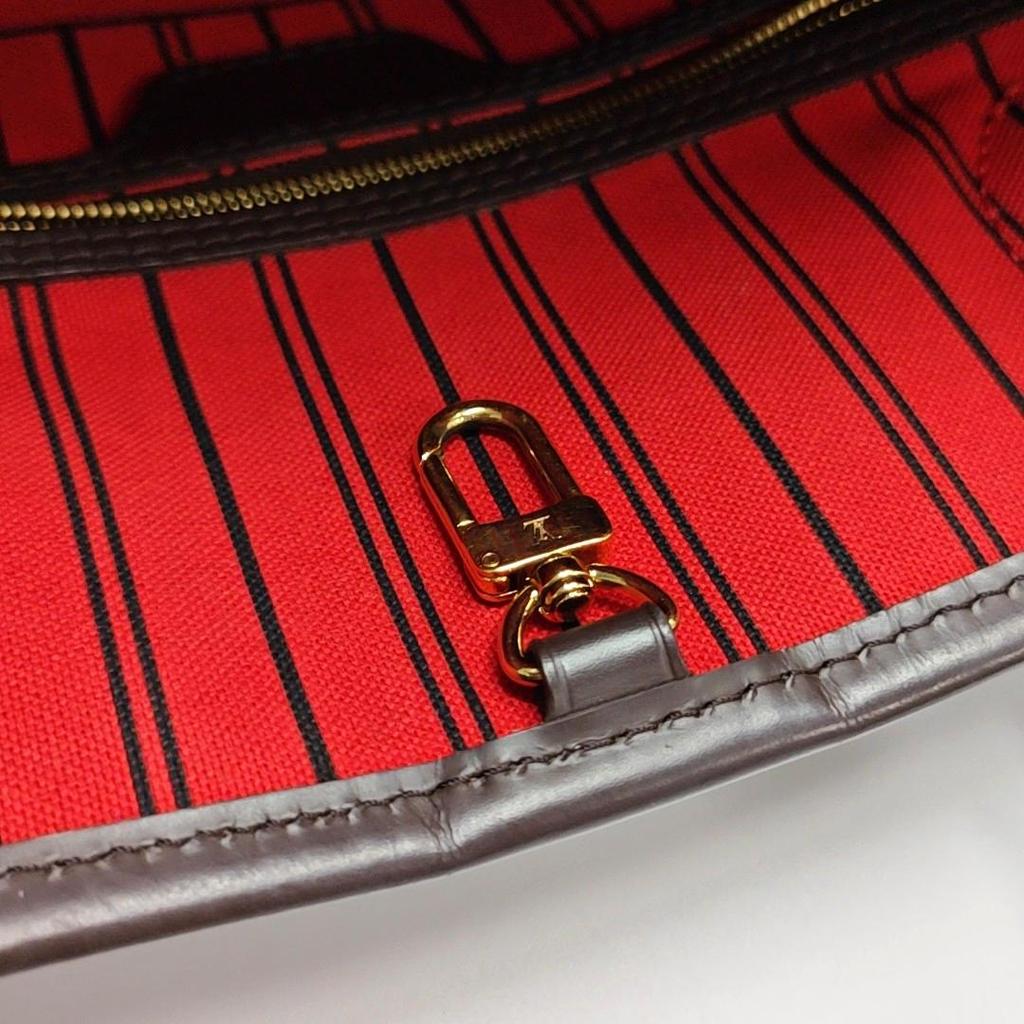 [Pre-Owned] Neverfull PM Checkered Coated Canvas With Leather Trim Tote Bag - Very Good #1VALIZG