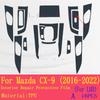 TPU Car Interior Protective Film Anti-Scratch Repair Sticker For Mazda CX9 2016- Navigation Center Console Gear Panel Scree