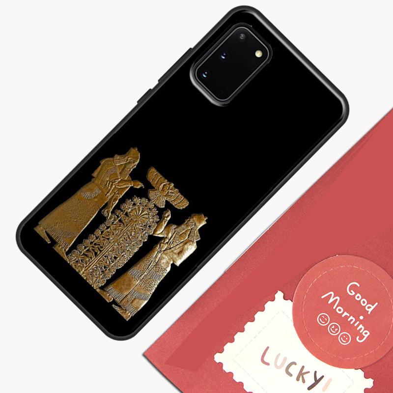 Lamassu Assyrian Winged Lion Phone Case For Samsung Galaxy S24 S26 Ultra S20 S21 S22 S23 S25 Plus S10 S25 FE Cover Shell