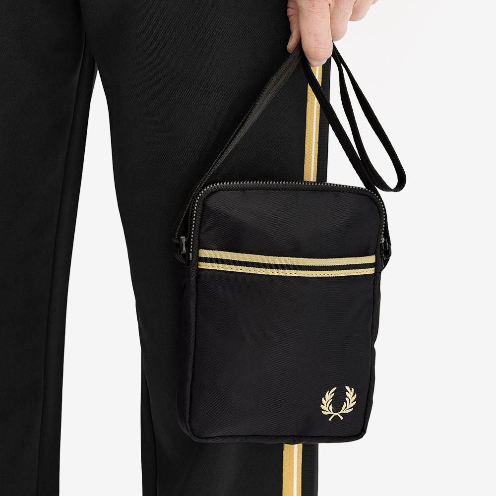 Fred Perry Tipd Tape Small Side Bag - Black Cfpu2612809-102