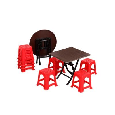 Doll House Minature Furniture Dining Tables And Chairs Set Model Figure 1/12 Miniature Furniture For Kids Creative Play