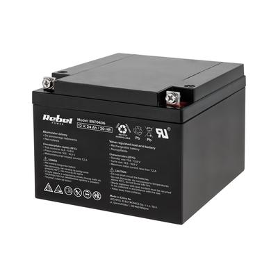 12V 24Ah Gel Battery Rebel UPS Power Supply PIEC