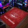 Crystal Velvet Rug Aberdeen FC Print Custom Name Text Floor Mat Home Decor