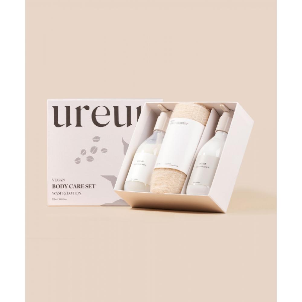 Ureun Body Care Set 300ml  Wash+lotion+shower Towel 