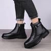 Winter /Herbst Herren Qualität Militär Lederstiefel Outdoor Taktische Wüsten Kampfstiefel Motorrad Stiefeletten Schneeschuhe