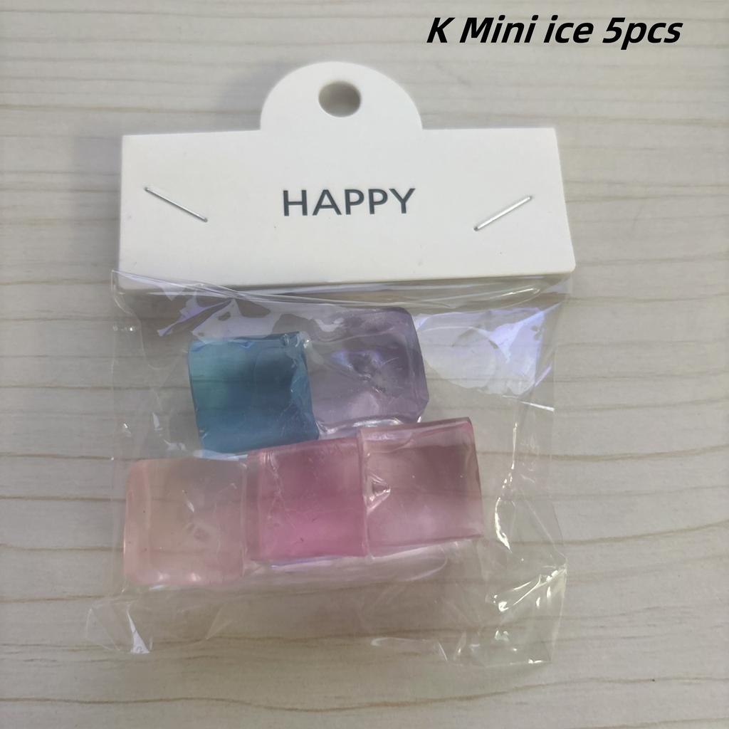 Jucărie Fidget Jucării Mini Squishy Cub de Gheață Mochi Mingie Anti-stres Jucărie Kawaii Cub Transparent lăbuță de pisică pește Jucărie de Strâns pentru Ameliorarea Stresului