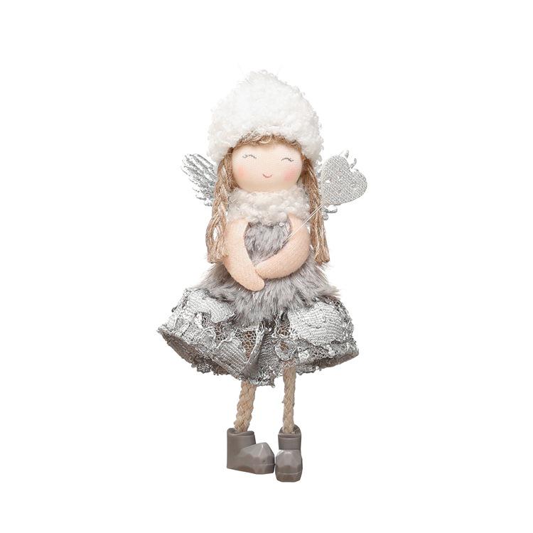 Christmas Lace Angel Doll Tree Ornaments - Small Pendant Decorations for Christmas Tree