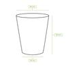 Kubek Papierowy Brązowo/Biały Dyspersja 250 Ml, Śr. 80 Mm, 50 Szt.