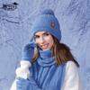 Winter Velvet Warm Hat, Scarf Set, Women's Versatile Fashion Knitted Hat, Cold-proof Ear Protector, Pullover, Wool Hat