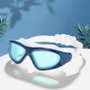 High-Definition Anti-Fog Swimming Goggles for Adults - Large Frame, Flat Lens