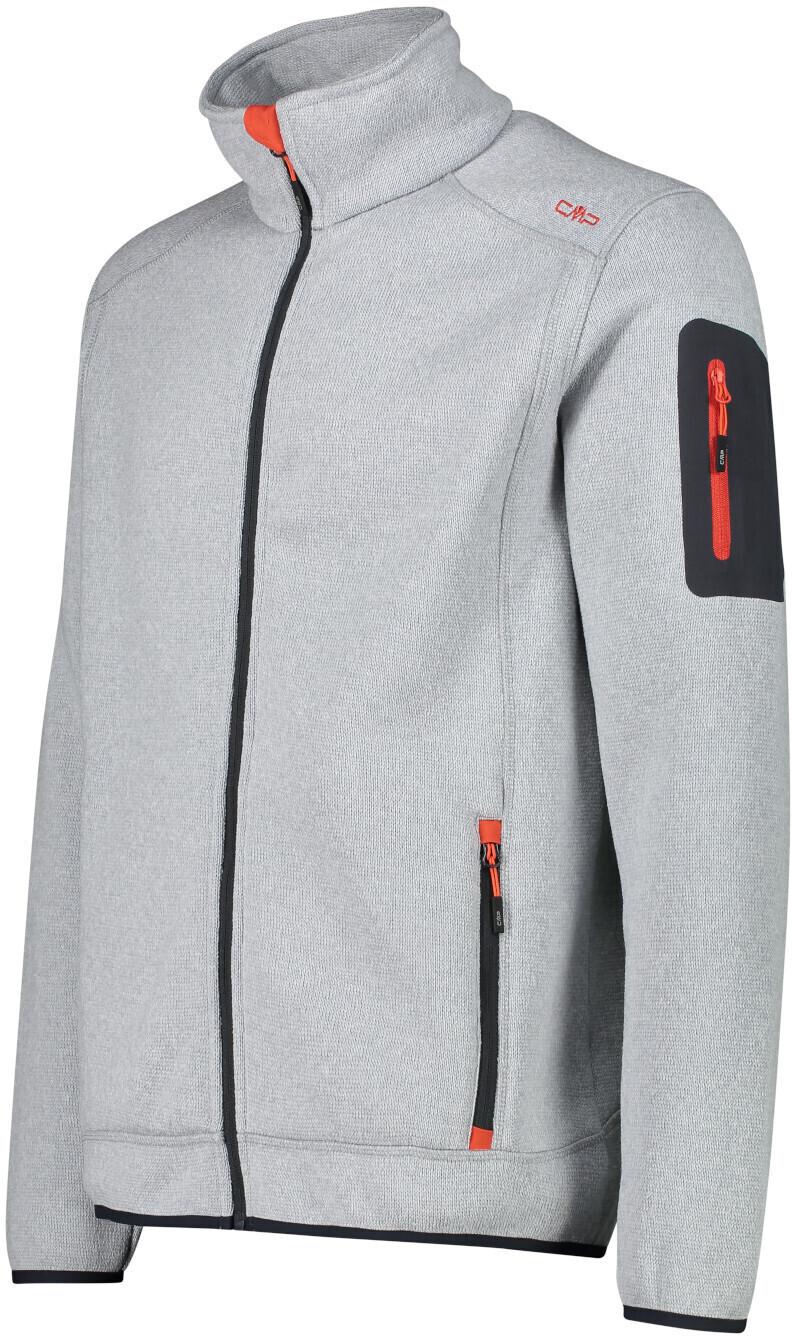 

Куртка CMP Men Fleece Jacket (3H60747N) Мужская плотная флисовая куртка Knit-Tech Melange (3H60747N) alluminio/flame 56
