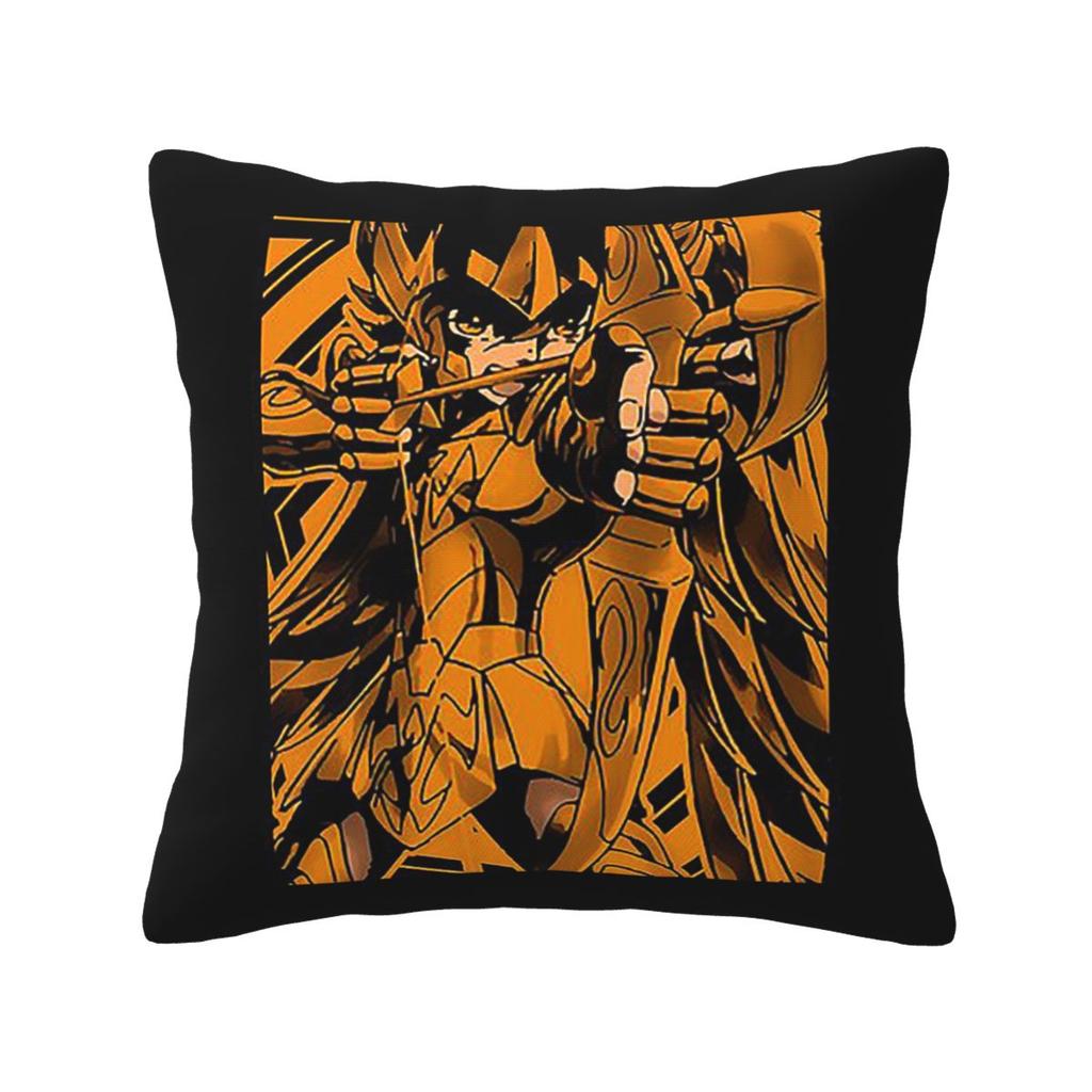 Knights Of The Zodiac Saint Seiya Square Pillowcase Cushion Cover Pillow Case Throw Pillow Cover for Home Sofa Living Room