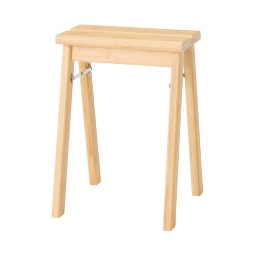 MUJI Foldable Stool Small Width 34 x Depth 31 x Height 45cm Bamboo Material 83497897