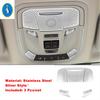 Silver Car Pillar A Speaker / Handle Bowl Horn / Roof Reading Light Lamp Panel Accessories Cover Trim For Haval Dargo