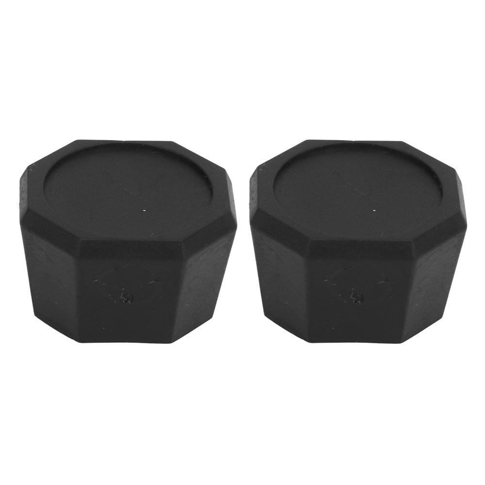 2pcs ABS Tennis Racket Butt Cap Black Racquetball Racket Cover  Pickleball Paddles