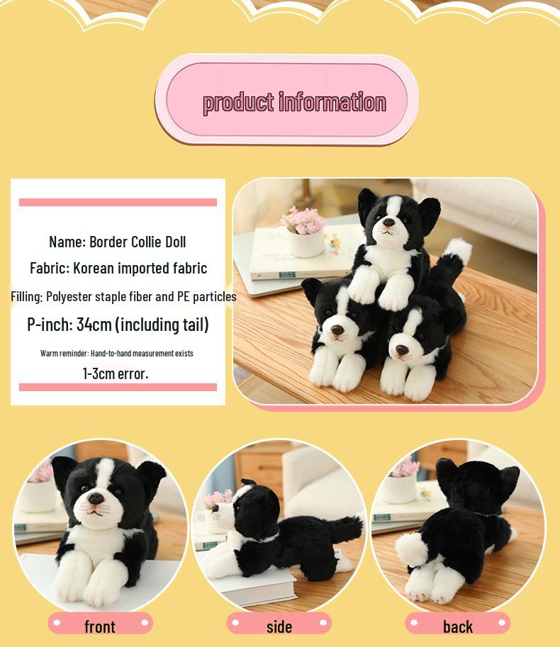 Realistic Plush Toy Dogs: Maltese, Bichon Frise, Labrador, Tibetan Mastiff - Perfect Birthday Gift
