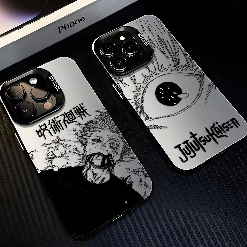 Anime Jujutsu Kaisen Pouzdro na telefon Pro IPhone 16 15 14 13 12 11 Pro Max X XR XS 7 8 Plus Mini SE 2020 2022 Gojo Satoru