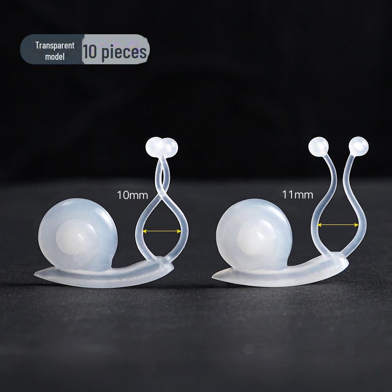 

Зажим для лазания без следов, не повреждающий настенный крюк, прочный клейкий шест для лазания лиан 10 pieces прозрачный