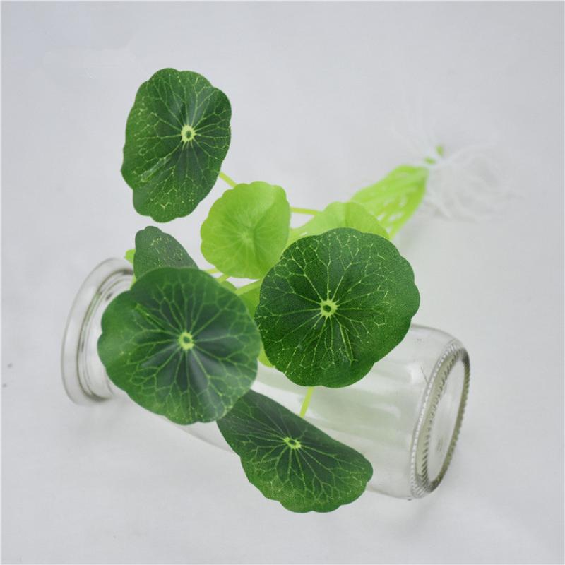 Umělé rostliny Lotosový list Květináčové materiály Festival Domácí Pokoj Dekorace Domácnost Venkovní Zahrada Dvůr Zelené rostliny Bonsaj