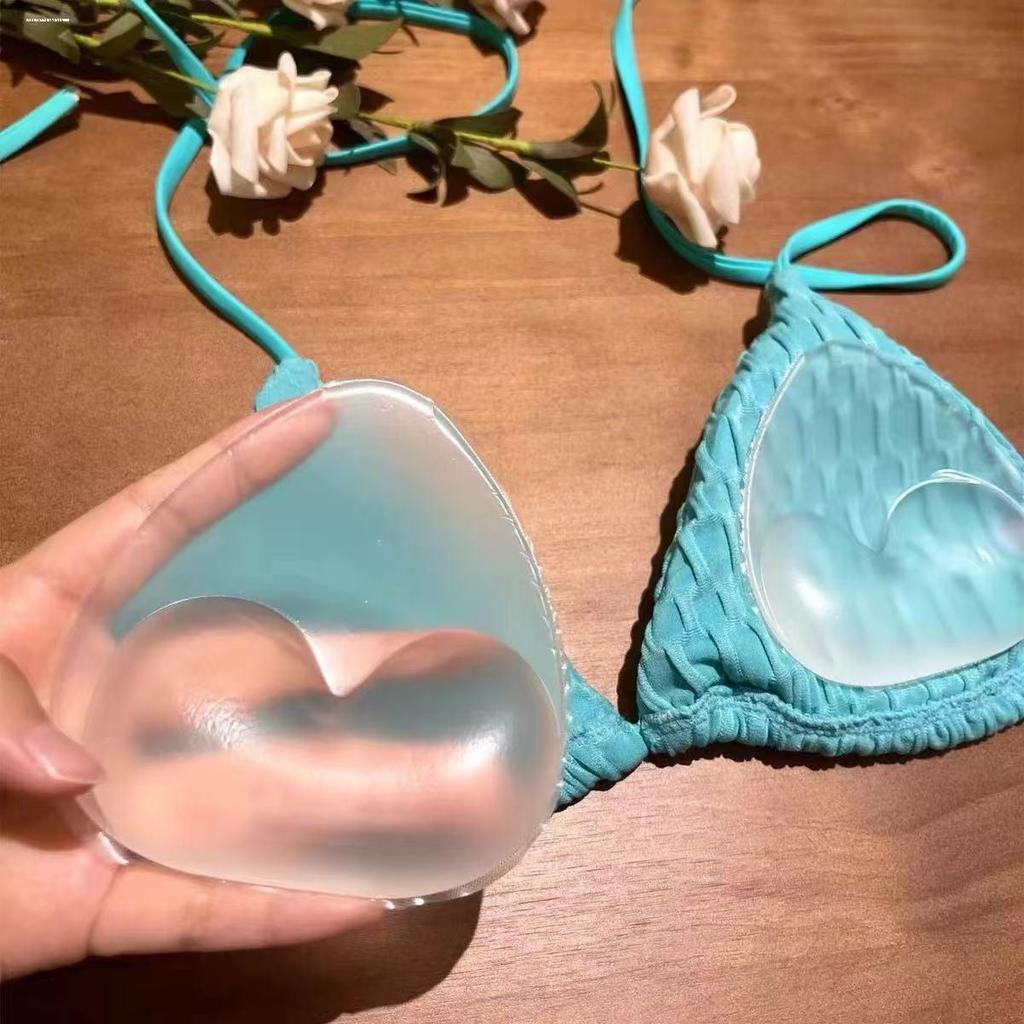 Transparent Thick Silicone Triangle Bra Inserts