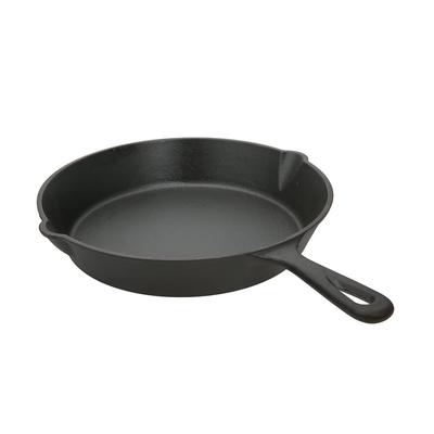 Nonstick Cast Iron Skillet Durable Oven Safe Cookware Pre-Seasoned Helper Handle Easy Clean Cooking Suitable Induction Gas