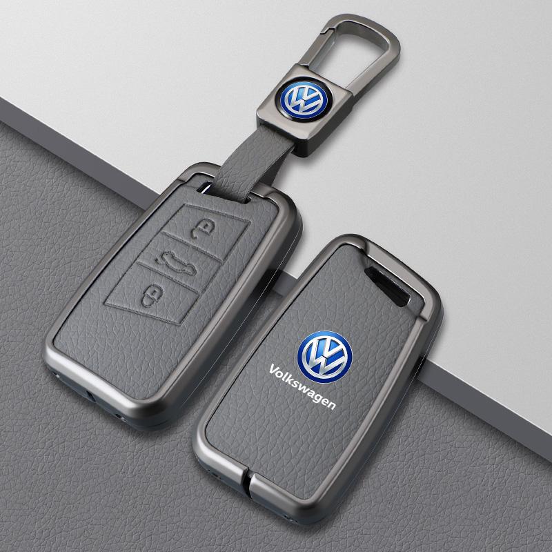 Valve Stems Caps Zinc Alloy Car Key Case Cover Holder Shell Protection For VW Volkswagen Magotan GTE Passat B6 B7 B8 CC Auto Key
