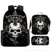 Skull Schoolbag for Primary School Students, Kindergarten New Schoolbag for Boys and Girls, Grades 2345 and 6