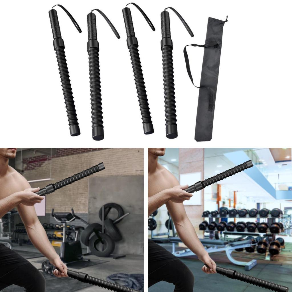 2 Pieces Battle Ropes for Men Women Fitness Bar for Working Out Sports Home