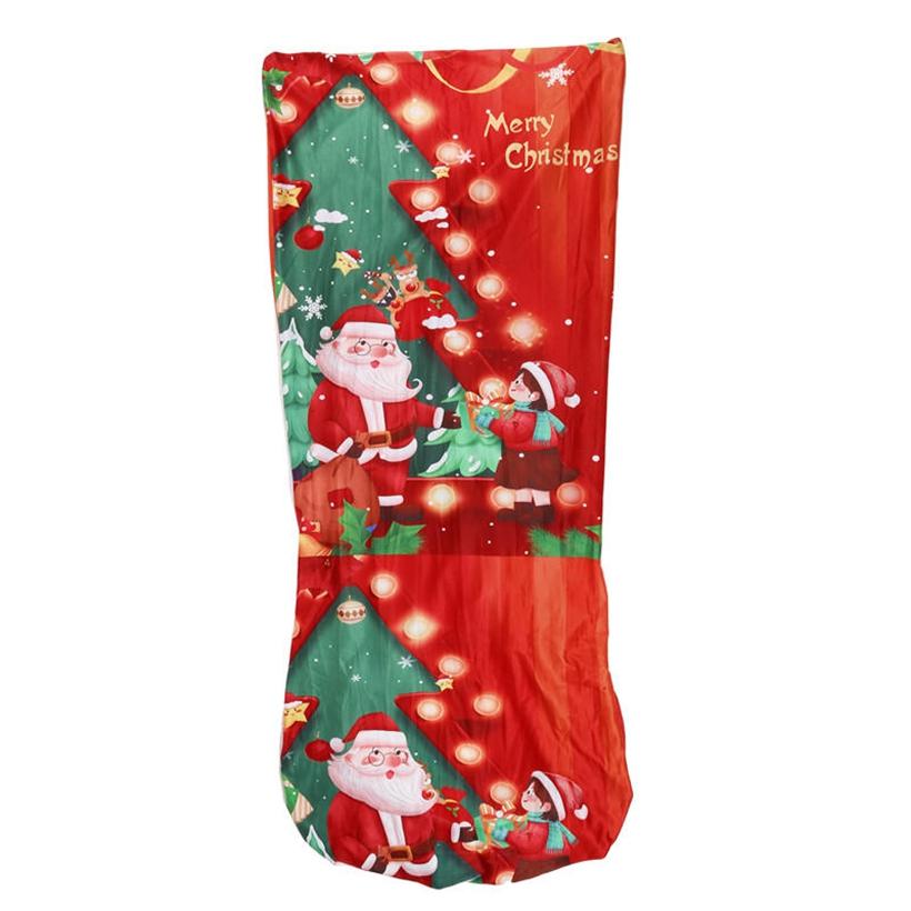Non Slip Christmas Dining Room Chair Covers Stretchy Washable Xmas Printed Chair Slipcover Protector for Holiday Party Decor
