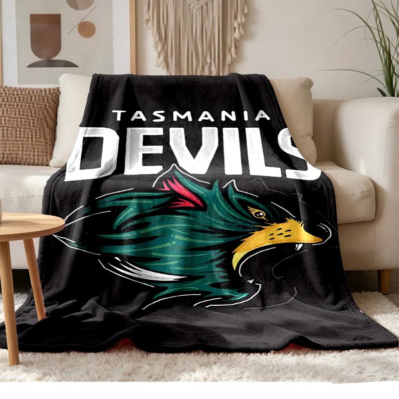Tasmania Devils Soft and comfortable flannel Suitable for sofas living rooms outdoor camping travel and also makes a great anniversary gif