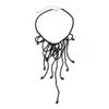 Mehrschichtige Blutstropfen Halskette Quaste Gotischer Schmuck Kreativer Halloween Choker Cosplay