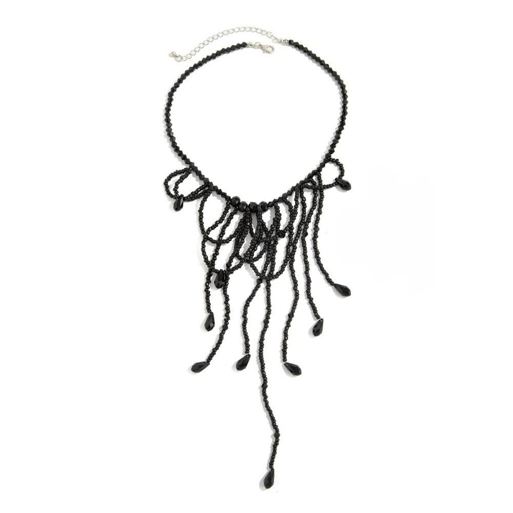 Mehrschichtige Blutstropfen Halskette Quaste Gotischer Schmuck Kreativer Halloween Choker Cosplay