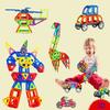 Multicolor Magnetic Building Blocks With Good Abrasion Resistance For Creative Kids