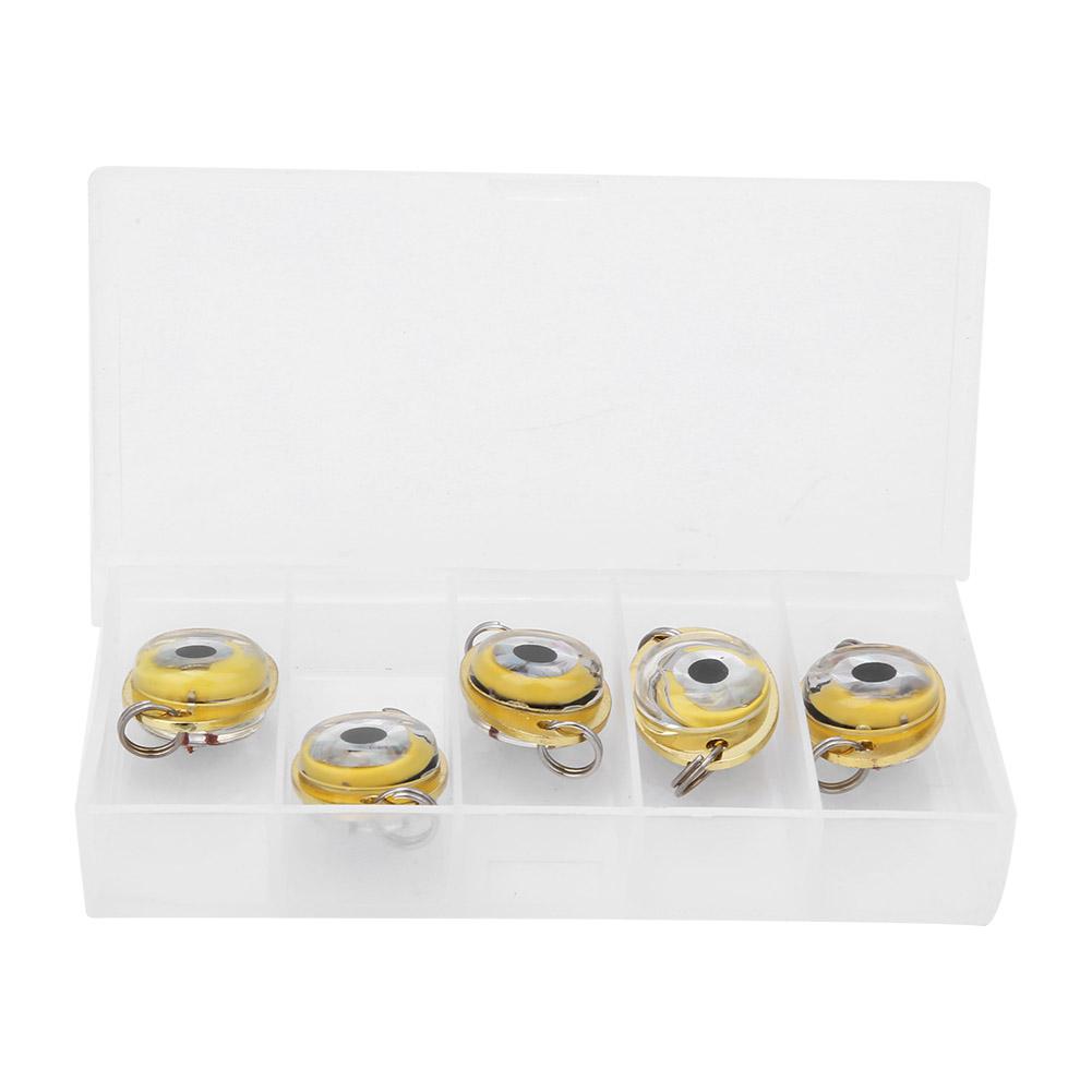 

5 pcs LED Underwater Fishing Light Night Lamp Sequin Lure Attractor Lures Bait Tool