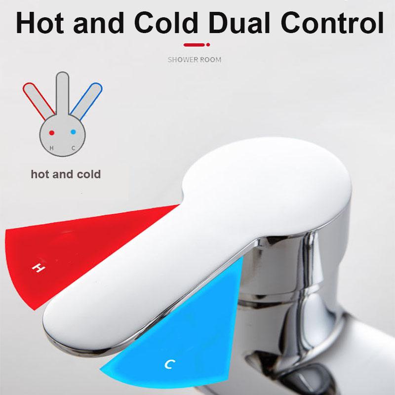 Silver Electroplated Bathroom Faucet, Zinc Alloy 10cm Two-Hole Design, 720° Swivel & Ceramic Core