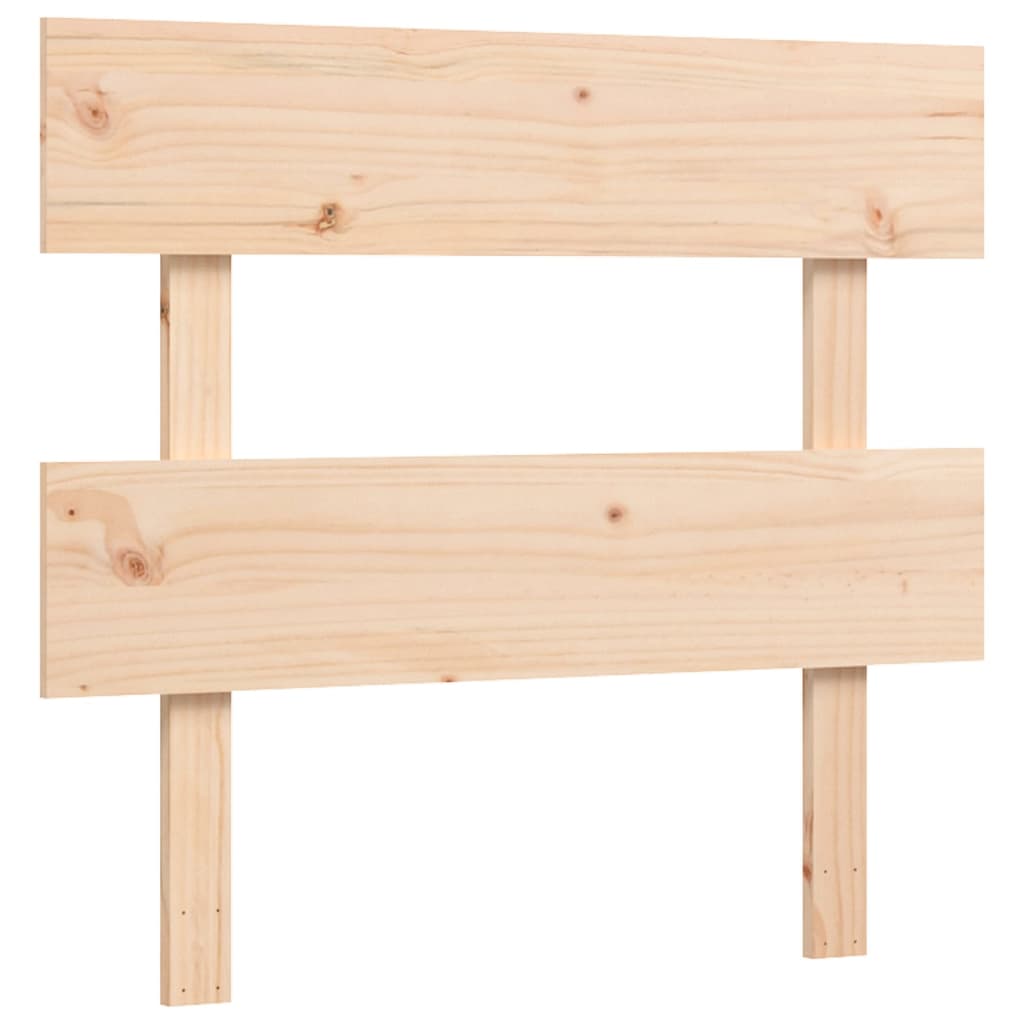 Vidaxl Bed Frame Without Mattress, 90X200 Cm, Solid Pine Wood