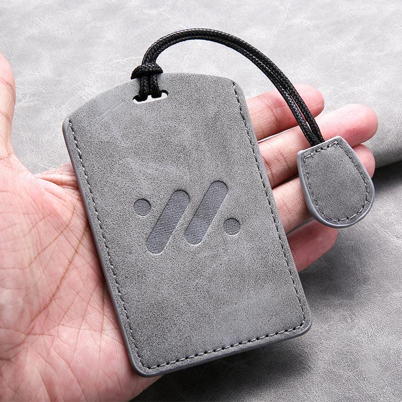 Schafsleder NFC Auto Smart Fernbedienung Schlüsselhülle Vollabdeckung Für IM LS7 L7pro LS6 Schutzhülle Schlüsselanhänger Keyless Tasche Schnalle Zubehör