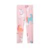 2025 New Style Baby Girl Pure Cotton Pants Children's Cartoon Unicorn Print Nine-Point Pants Spring and Summer Outerwear Leggings