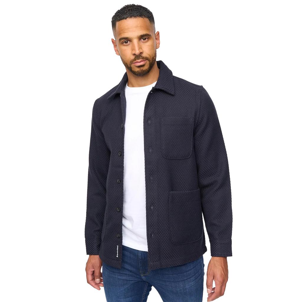 Bewley & Ritch Mens Haynerson Textured Overshirt