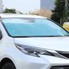 Für Toyota Sienna -2023 aluminium folie Silber Auto Frontscheibe Thermische Vorhang Schattierung Sonnencreme Auto