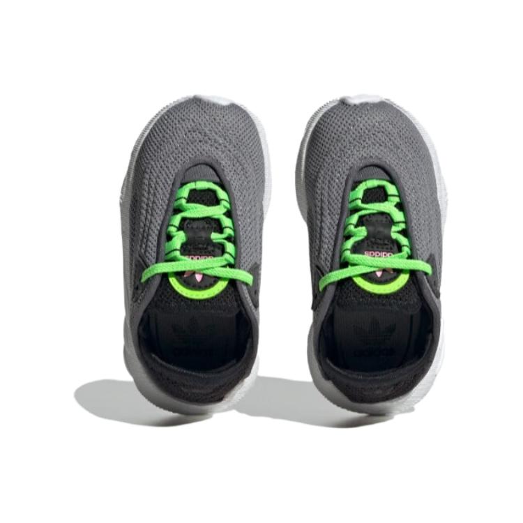 Adidas Originals Adifom Sltm Comfortable Soft Sole Low Top Walking Shoes Baby Shoes Gray Black FZ6077