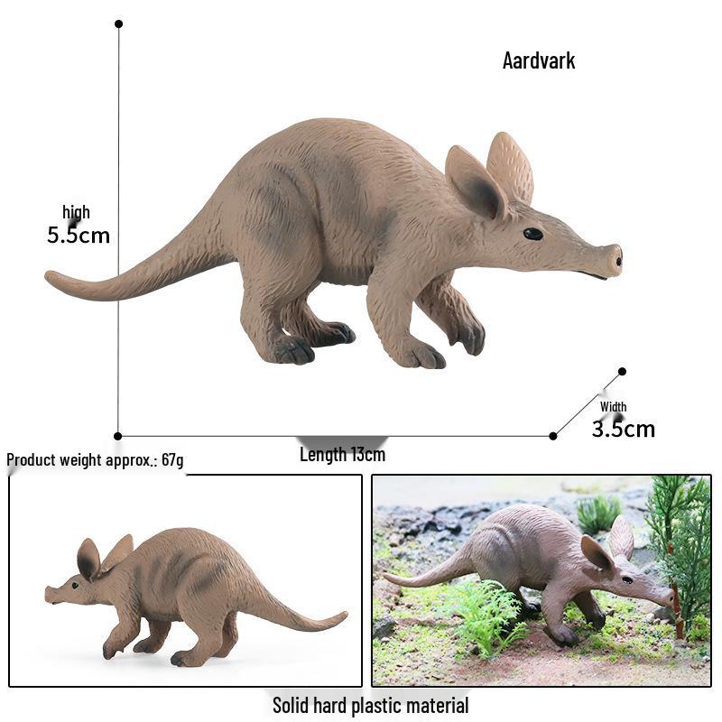 Wild Warthog Anteater Animal Model - Children s Cognitive Toy & Ornament