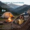 Lightweight Hiking Stove 1 Set Portable Camping with Stand Storage Bag Stainless Steel Heater Burner Mini Liquid Fuel Furnace for Outdoor