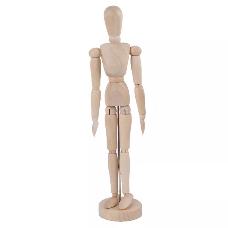 Holzpuppe Gelenkpuppe Modell Malerei Künstler Zeichnen Skizze Schaufensterpuppe