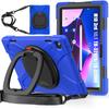 Silicone+PC Portable Tablet Cases for 10.1'' Lenovo Tab M10 3rd 2022 Case TB328FU TB328XU 328F Cover Coque Rotating Stand Shell