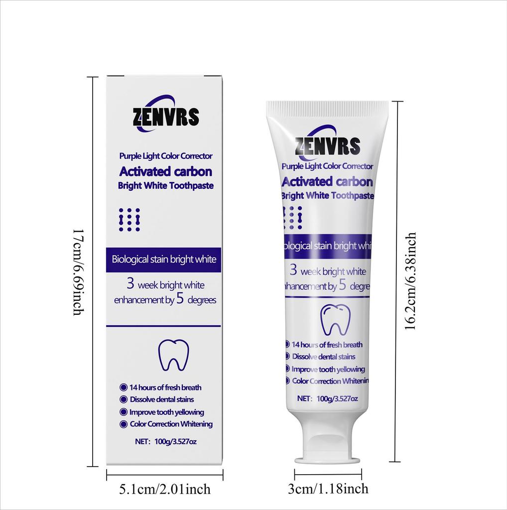 7,5% Nano-hydroxyapatitová zubní pasta, Bez fluoridu, Bělící a ochrana skloviny, 120g