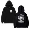 Extremsport-Stil Volcom Grafikdruck Hoodie Herren Damen Harajuku Y2K Mode Pullover Streetwear Hip Hop Herbst Winter Übergroße Sweatshirts