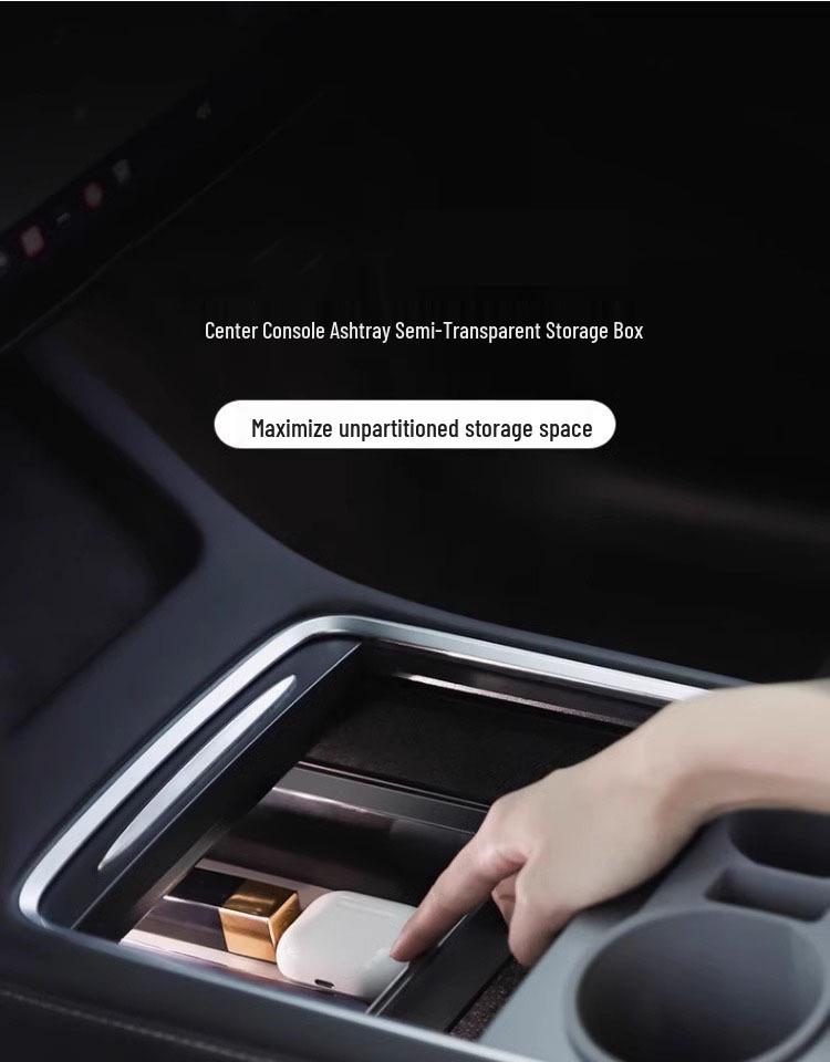 Tesla Model Y Center Console Organizer & Armrest Storage Box Upgrade