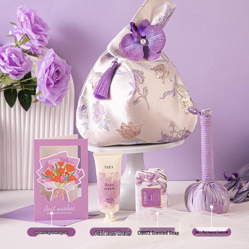 WJ Новый китайский стиль Бабочка Орхидея Сумка Подарочный набор