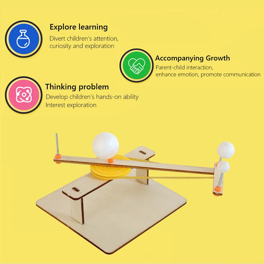 Learning Educational Moon Sun Model Interactive Present Assembled Orbit Planetarium DIY Earth Children Geography Toy